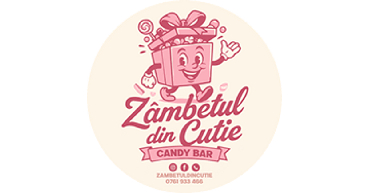 Zâmbetul din Cutie – Torturi, Prăjituri și Candy Bar pentru Evenimente
– Zambetul din cutie